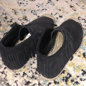 Saint Laurent High-Top Espadrille Sneaker